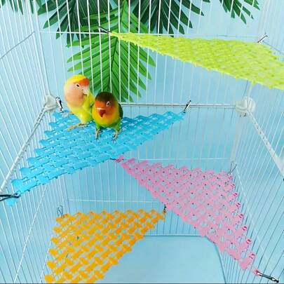 Parrot Stand Perch, Breathable Hammock, Bird Stand, Climbing Toy Hammock Cage Accessories Decor, Pet Comfortable Triangular Hammock For Summer, Swing Perch Hanging Bed