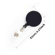 Cute & Funny Nurse ID Badge Reel, Black Cat Nurse ID Badge Reel "That's How It Is" ID Card Holder, Medical Healthcare Colleague Friend Nurse Gift - Multicolor - View 5