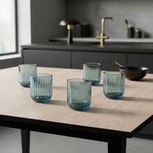 Santa Clara Drinkware Set - Odiel Blue - View 6