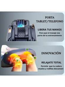 Sillón Masaje Premium Reclinable Y Gravedad Cero Completo 2 - Tipo de Enchufe A USA (110-127V) - Ver 7