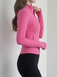 Chaqueta Deportiva para mujer Ligera - Rosa Fucsia - Ver 3