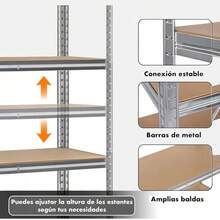 Garage Storage Racks - Zilver - Bekijken 5