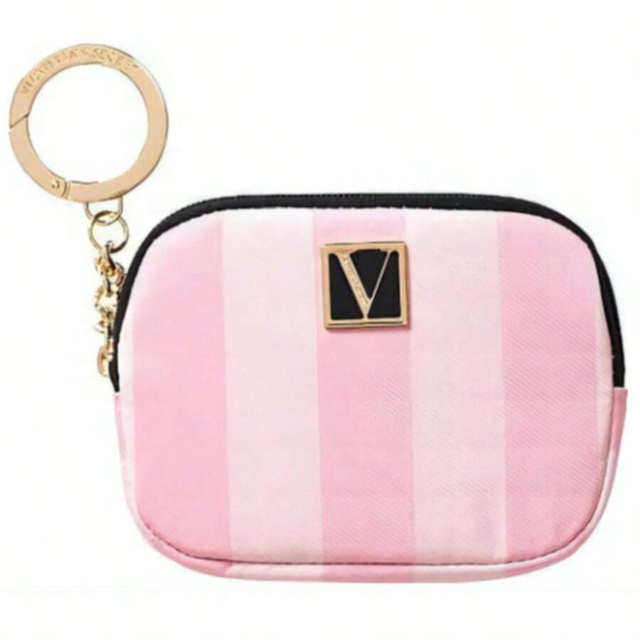 Billetera Victoria's Secret, monedero y llavero rosas  Casual  Bohemio  Fiesta  Encantador  Calle  EleganteElegancia    Fibra Sintética    Flecos    llavero victorias secret  2026 - Rosa - Ver 1