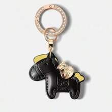 手工制作“早日致富”汽车钥匙扣，简约个性化钥匙链吊坠，男女通用情侣卡通钥匙圈 - 彩色 - 查看 6