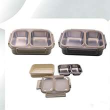 Stainless Steel Thermal Lunchbox With 2 Compartments, 22.5x16.5x6cm. - 白色 - 查看 6