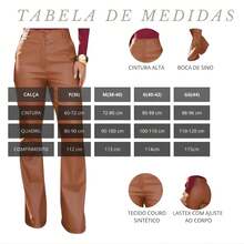 Wide Leg Straight Leather Pants - Faux Leather - New Release - Black - View 5