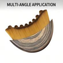 LAMBANO Lymphatic Contour Face Brush, Crescent Brush For Facial Massage And Skin Care - Khaki - View 6