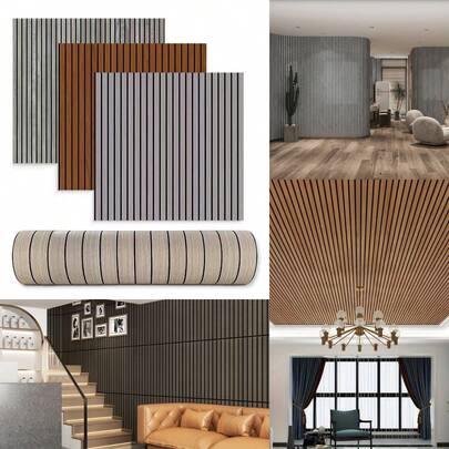 1 Roll 3D Wood Grain Imitation Wall Panel, Self-Adhesive Vinyl Wallpaper Roll, Suitable For Walls And Ceilings, Easy To Peel And Stick Wall Stickers, Living Room, Dining Room, Office, Bedroom Decoration