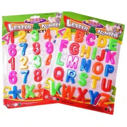 Letras Abecedario Magneticos y Numeros Didáctico Juguete Imán Niños set de 2