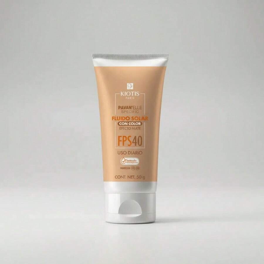 Fluido Solar Stanhome Fps40 Con Color Efecto Mate 50g Todo Tipo De Piel, se adapta de manera natural a tu tono de piel - NATURAL MATE - Ver 1