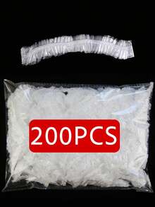 100pcs Disposable Food Wrap Covers, Disposable Shower Cap, Multi-Purpose Disposable Shrink Bags, Disposable Thick Shoe Covers, Disposable Kitchen Food Wrap, Household Refrigerator Food Preservation Covers, Expandable Elastic Food Wrap Covers - Multicolor - View 15
