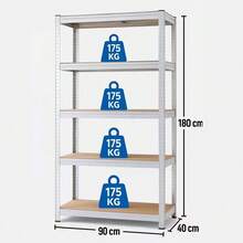 Garage Storage Racks - Zilver - Bekijken 12