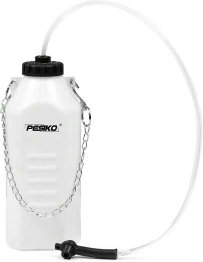 PESIKO Brake Bleeder Kit, 1L Brake Bleeder Bottle With 24 Inch Tube And Rubber Connector For Collect Brake Fluid