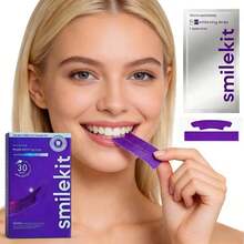 14对/28片独家设计紫色牙齿美白贴，深层清洁，清新口气，日常使用牙齿美白贴纸 - 紫色打條 - 查看 8