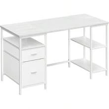 Computer Armoires & Hutches - Maple White + Cloud White - View 1