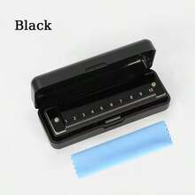 1pc, Personalized Custom Stainless Steel 10-Hole C Harmonica, Suitable For Children, Students, And Adult Beginners - Multicolor - View 11