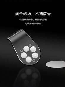 Soporte magnético para teléfono de coche, soporte para teléfono de coche con clip de rejilla de ventilación, soporte magnético fuerte para teléfono de coche apto para GPS y navegación, compatible con iPhone y teléfonos Android, regalo perfecto para familiares y amigos, accesorio de coche ideal - Multicolor - Ver 12