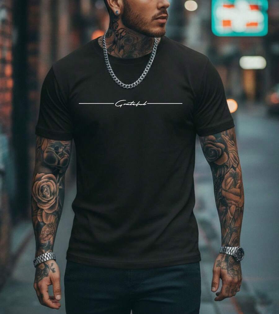 Men T-Shirts - Black - View 1