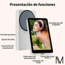 Mini Monitores Sincronizar Telé Cámara Trasera - Blanco - Ver 4