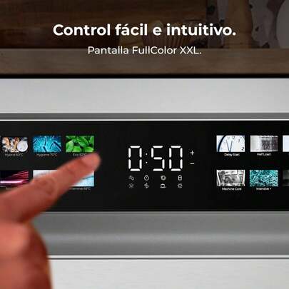 Cecotec Lava-louças de piso Bolero Aguazero 6210 Inox de 60 cm, com capacidade para 15 serviços, baixo consumo de água, visor colorido XXL, terceira prateleira, 8 programas, lavagem em duas zonas e prateleiras ajustáveis. Desfrute de uma limpeza avançada com a tecnologia Dual Zone Wash, que adapta a pressão da água a cada prateleira para lavar panelas resistentes e copos delicados simultaneamente. Além disso, com o modo Dry+, o tempo de secagem é prolongado para um desempenho superior. Ideal para famílias que buscam eficiência e versatilidade.