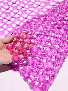 1 件装中号防滑浴缸垫，带吸盘和排水孔，透明防滑淋浴垫，带吸盘，防滑马桶垫，防霉抗菌，适用于淋浴、浴缸、马桶，防滑浴室垫 - A - 查看 2