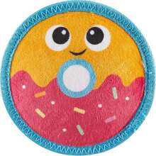Outward Hound Tough Skinz Durable Squeaky Dog Toy With Two Tough Layers, Donut, Multicolor, Small - ColorD - 查看 1