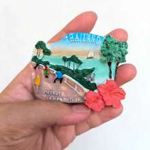 7cm (2.76 Inch) 3D Resin Magnetic Fridge Sticker, Phuket Promthep Cape, Southeast Asia Travel Souvenir - one-size - View 5