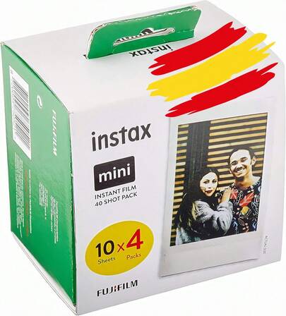  Fujifilm Instax Mini Film 40 películas fotográficas instantáneas ✅Reparto 48h EN ESPAÑA