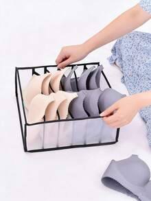 3pcs Drawer Divider Organizer Boxes, Bra, Underwear, Socks Storage Containers, Wardrobe Closet Partition Household Organizer - View 10