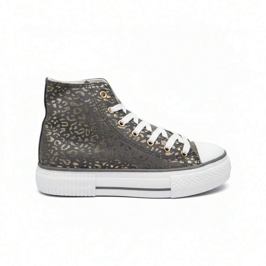 Women Casual Athletic Shoes - Grey - View 1