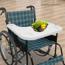 Wheelchair Table Board Wheelchair Table Wheelchair Lap Tray For Eating Reading - White - View 2