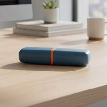 Porta Cepillo de Dientes Portátil y Estuche para Pasta Dental - Organizador de Viaje Higiénico, Resistente y Compacto - Modelo negro transparente - Ver 5