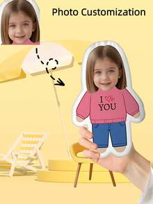 Customizable Photo Throw Pillow - Personalized Face Printed Double-Sided Cushion For Dad, Mom, Friends, Couples, Graduation, Birthday, Holidays (Father's Day, Mother's Day, Halloween, Christmas, Valentine's Day, Etc.) - Multicolor - View 24