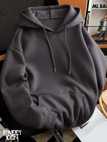 Comfortable Basic Sweatshirt For Everyday Wear. Art, Streetwear, Urban Culture, Street Fashion, Street, Graffiti, Tagging, Skater, Unisex, Men's, Women's, Sweatshirt, 50% Cotton, 50% Polyester, Top Premium Streetwear, New Release, Immediate Shipping, Various Colors!! - 深灰色 - 查看 1