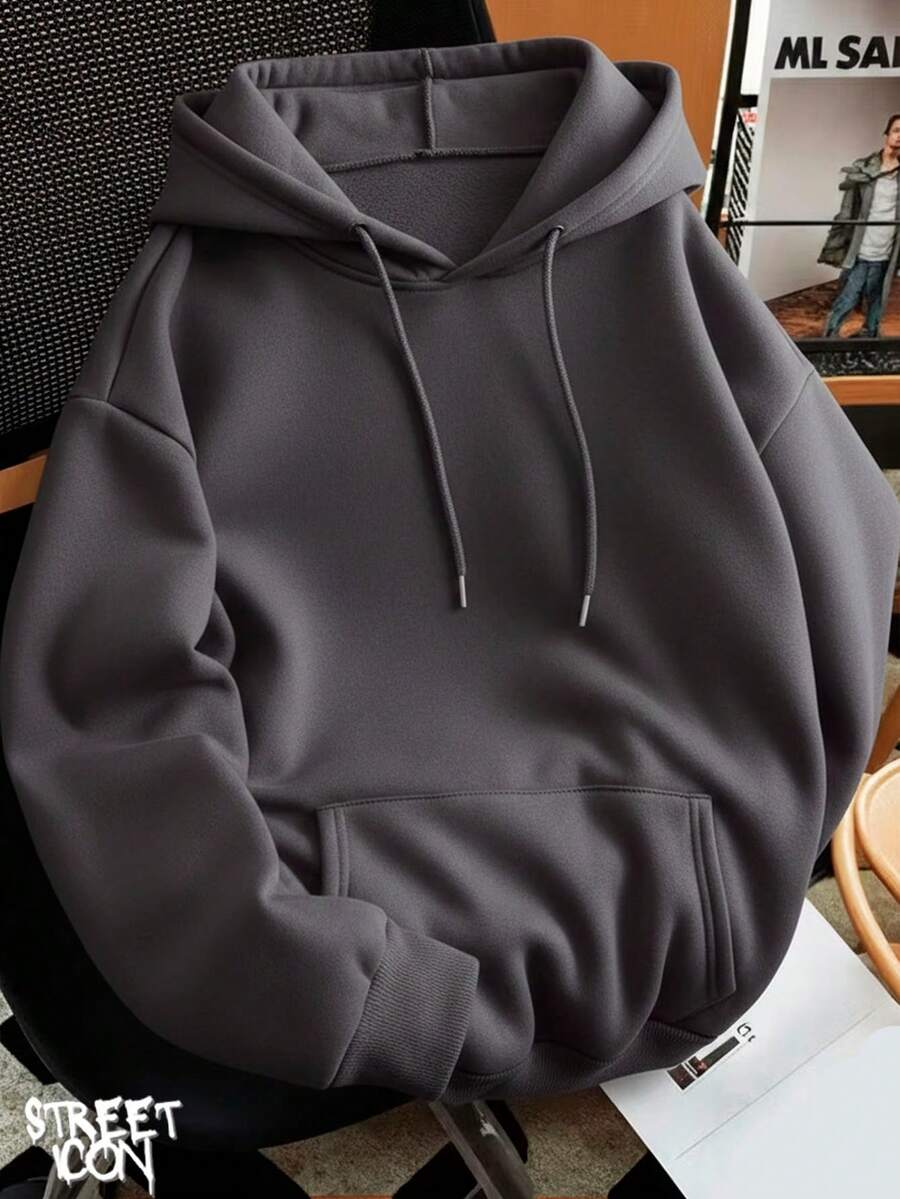 Comfortable Basic Sweatshirt For Everyday Wear. Art, Streetwear, Urban Culture, Street Fashion, Street, Graffiti, Tagging, Skater, Unisex, Men's, Women's, Sweatshirt, 50% Cotton, 50% Polyester, Top Premium Streetwear, New Release, Immediate Shipping, Various Colors!! - 深灰色 - 查看 1