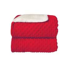 Luxury Double-Sided Baby Blanket - Red - View 2