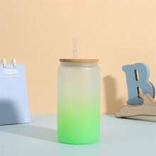 1PC Personalized Name Cup With Birthday Flowers, Custom Iced Coffee Cup Gifts For Her, Glass Water Cup, Bubble Tea Cup, Beer Can, Kitchen Water Cup, Halloween, Beer Festival, Back-To-School, Valentine's Day, Birthday, Christmas Gifts - Multicolor - View 10