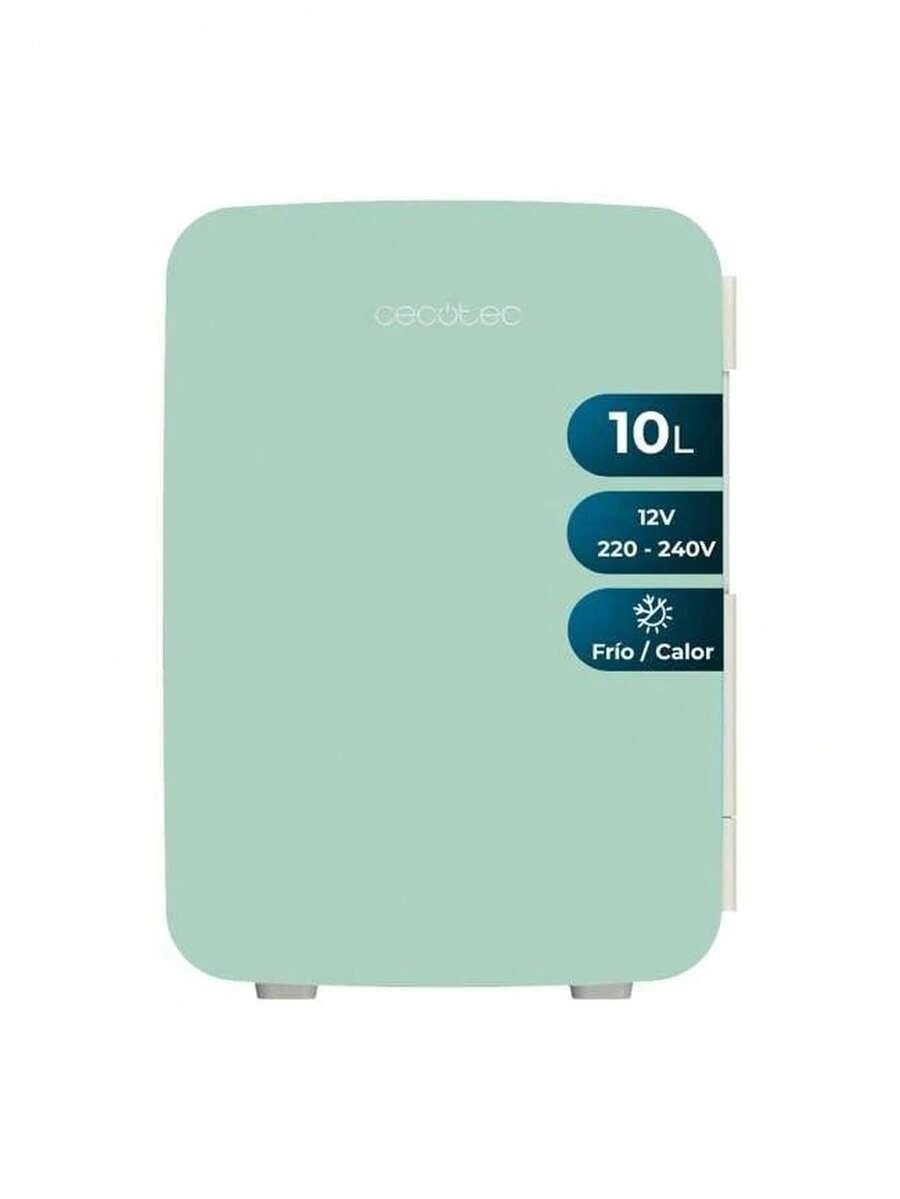 Cecotec Bolero MiniColing 10公升巴哈馬薄荷迷你冰箱：容量小巧，具備冷氣和暖氣功能，溫度可在7°C至65°C之間調節。是旅行的理想之選，相容於汽車和房車，支援12-220V電壓，便攜式靜音設計，適合家庭和戶外使用。 - 彩色 - 查看 1
