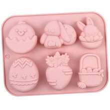 1个手工卡通造型模具，兔子造型肥皂模具，用于DIY肥皂制作 - A - 查看 3