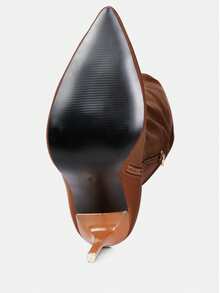 No Calm Superstretch Stiletto Long Boot - màu nâu - Xem 5