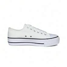 Women Casual Athletic Shoes - White - View 2