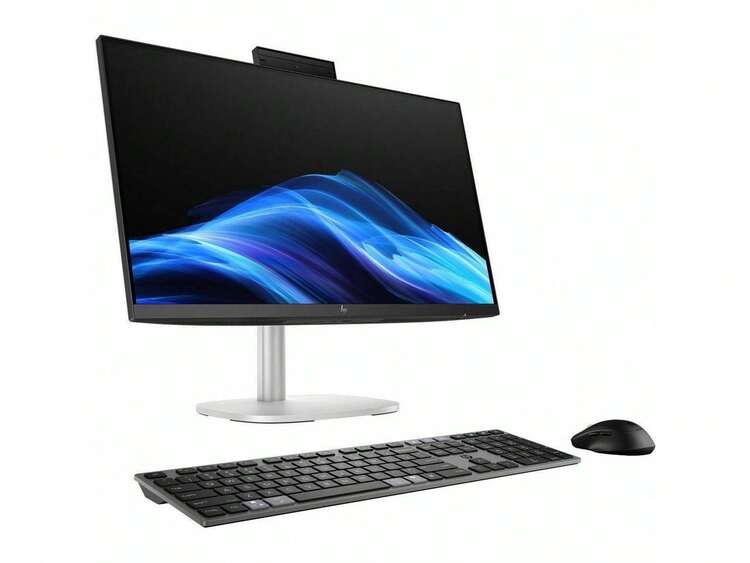 HP EliteStudio 8  G1i All-In-One Computer - Intel Core Ultra 7 265 - VPro Technology - 32 GB - 1 TB SSD - 23.8" Full HD Touchscreen - Desktop - Pike Silver - Intel Q870 Chip - 1920 X 1080 - Wi - 美規B型插(110-127V) - 查看 5