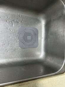 1個黑色/白色/灰色吸盤式排水毛髮捕捉器，矽膠方形排水蓋，適用於淋浴房，防止水槽堵塞，地板淋浴排水口毛髮過濾蓋，適用於浴室浴缸和廚房，浴室工具家居浴室裝飾秋季裝飾 - 彩色 - 查看 9