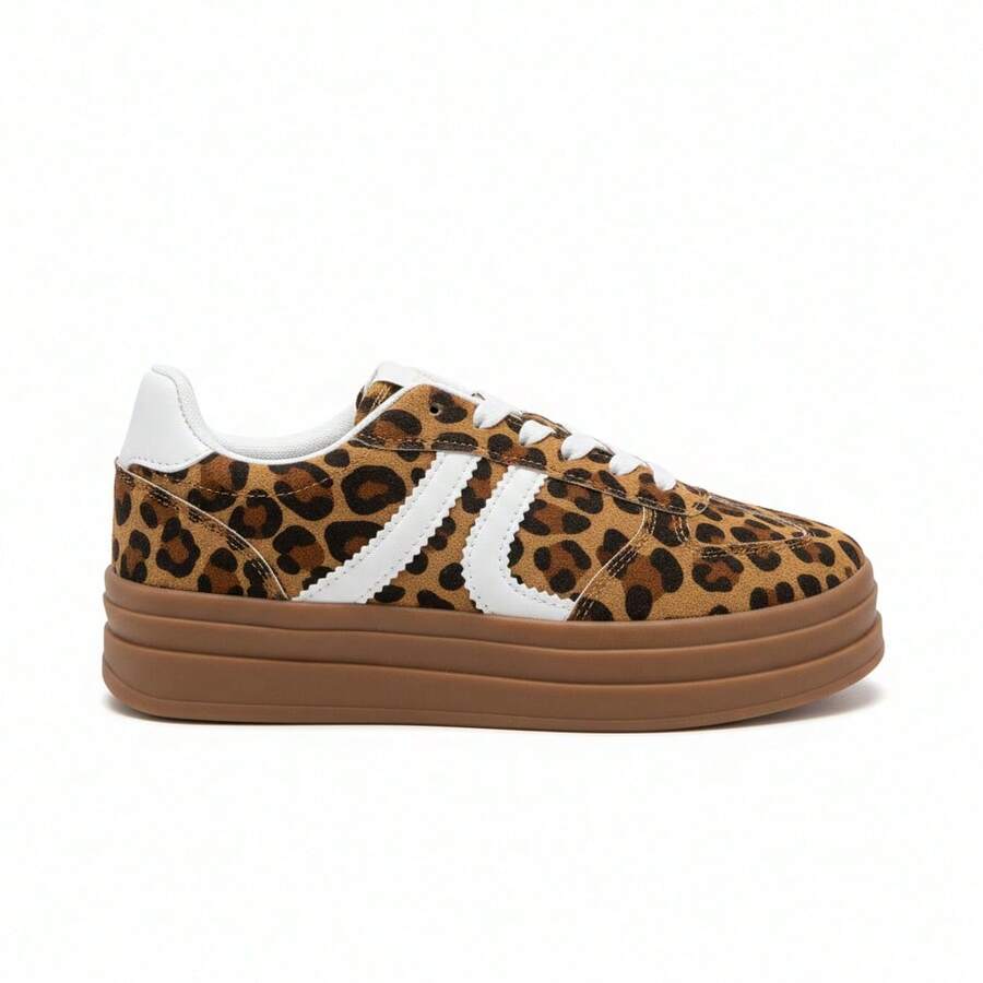 Women Casual Athletic Shoes - Brown - View 1
