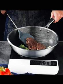 Sarten Wok Antiadherente de Acero Inoxidable Inducción 32cm - Ver 7