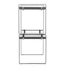 SENDERPICK 2-Layer Expandable Kitchen Cabinet Organizer Stackable Cupboard Shelf Adjustable Kitchen Cabinet Shelf - Black - View 8