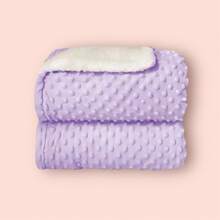 Luxury Double-Sided Baby Blanket - Lilac - View 1