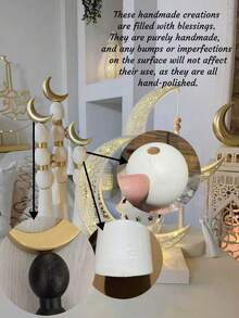 1/2/3 chiếc đồ trang trí bằng gỗ hình trăng vàng cho lễ Ramadan, được làm thủ công từ gỗ tự nhiên với thiết kế trăng vàng sang trọng. Chạm khắc tinh xảo, bề mặt nhẵn mịn, nhẹ và bền. Lý tưởng cho lễ Ramadan, Eid Al-Fitr, trang trí nhà cửa và bàn ăn. - Nhiều màu - Xem 9