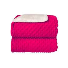 Luxury Double-Sided Baby Blanket - Hot Pink - View 2