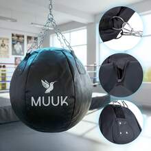 MUUK FITNESS Punching Bags & Sand Bags - Black and White 80 cm - View 2